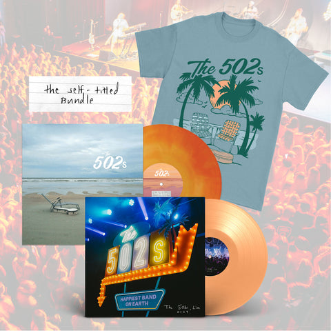 The 502s Self-Titled Vinyl + Live Vinyl + Beachin' Shirt Bundle (Pre-Order)