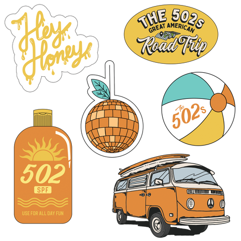 Road Trip Sticker Pack (Pre-Order)